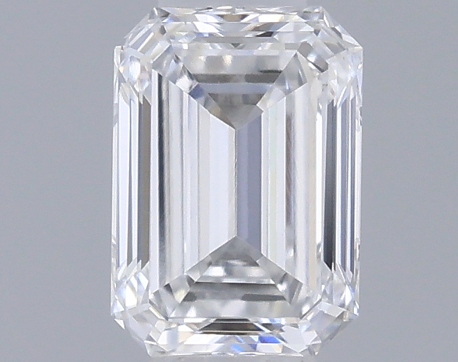 Actual 0.34 carat D Emerald lab-grown diamond