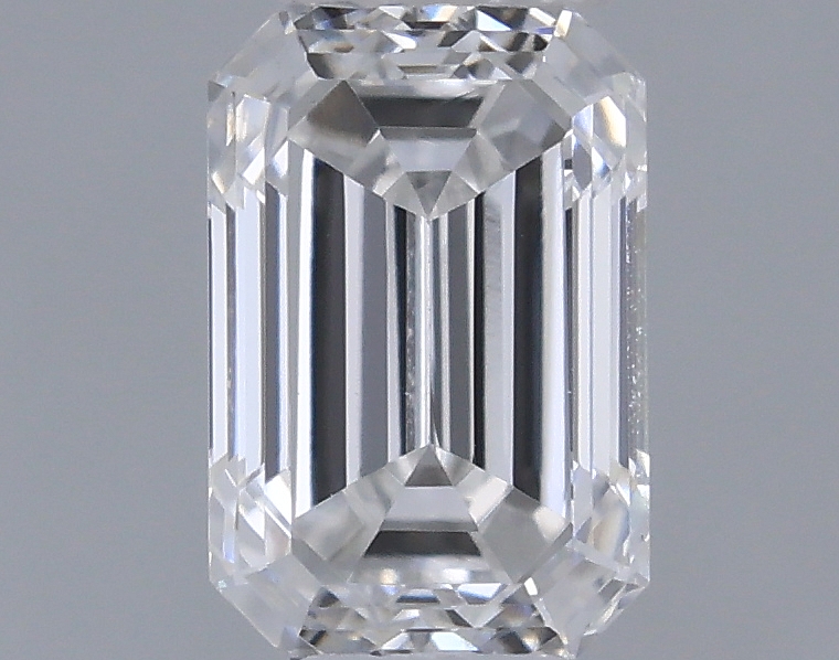 Actual 0.31 carat D Emerald lab-grown diamond