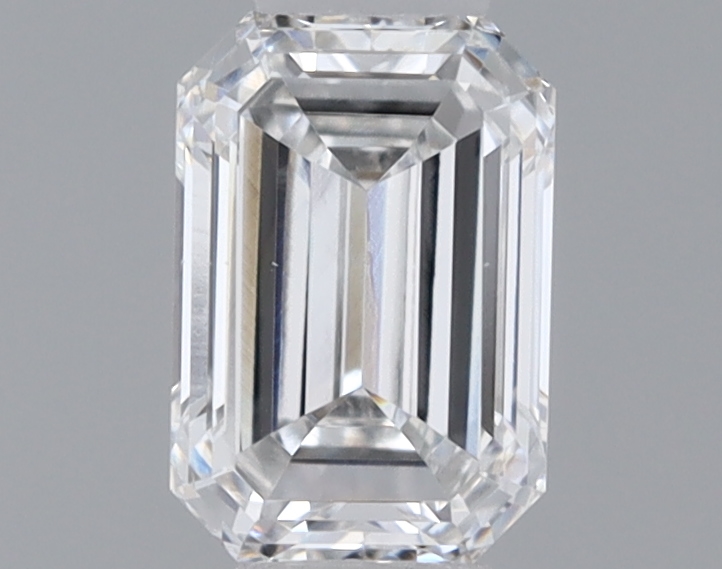 Actual 0.34 carat E Emerald lab-grown diamond