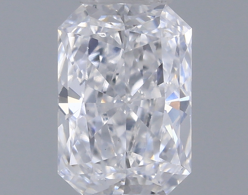 Actual 0.3 carat D Radiant lab-grown diamond