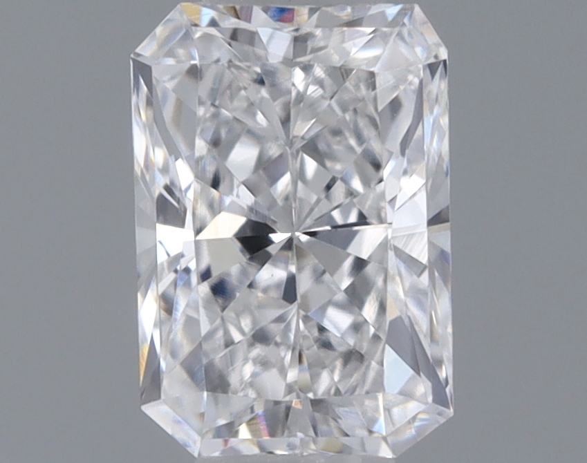 Actual 0.32 carat D Radiant lab-grown diamond