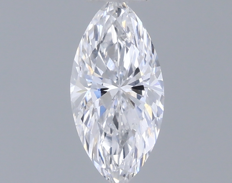 Actual 0.31 carat D Marquise lab-grown diamond