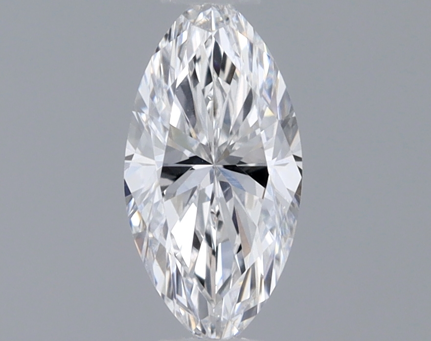 Actual 0.32 carat D Marquise lab-grown diamond