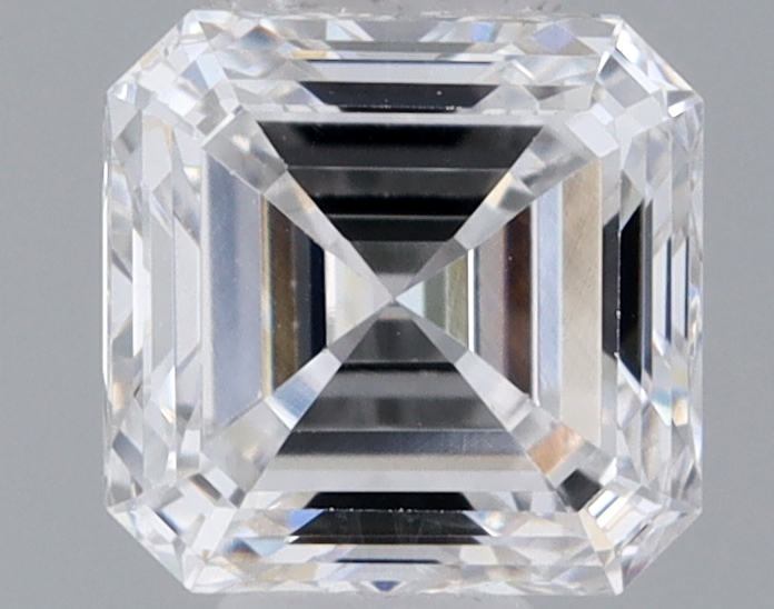 Actual 0.33 carat E Emerald lab-grown diamond