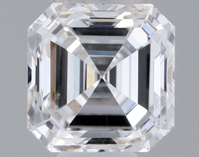 Actual 0.32 carat D Emerald lab-grown diamond