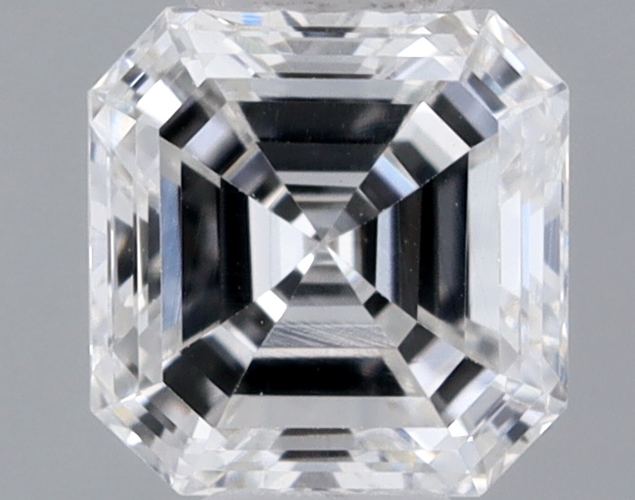 Actual 0.33 carat E Emerald lab-grown diamond