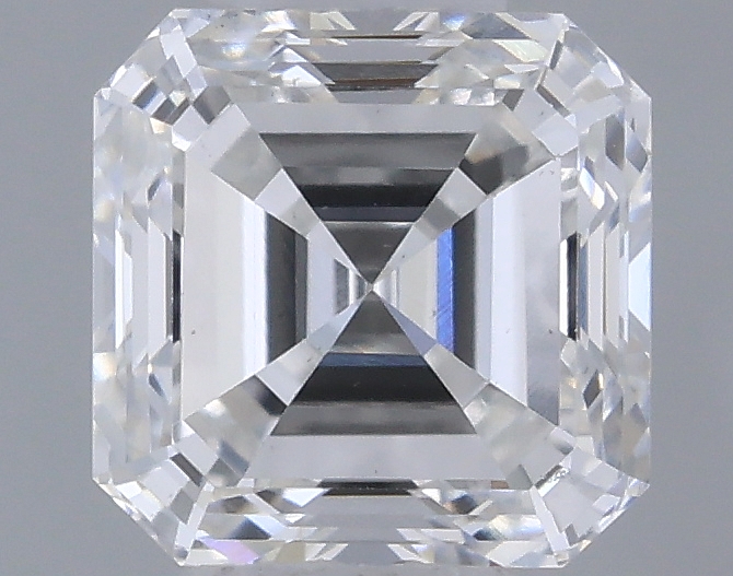 Actual 0.36 carat E Emerald lab-grown diamond