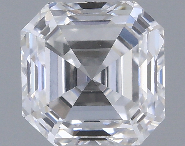 Actual 0.32 carat E Emerald lab-grown diamond