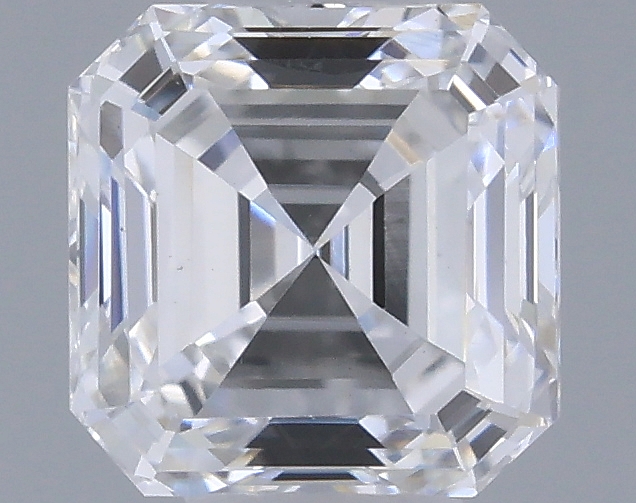 Actual 0.3 carat D Emerald lab-grown diamond