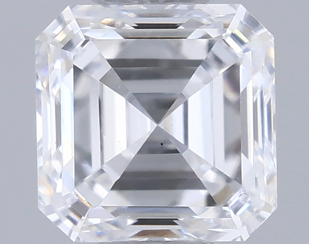 Actual 0.50 carat E VS1 Emerald lab-grown diamond