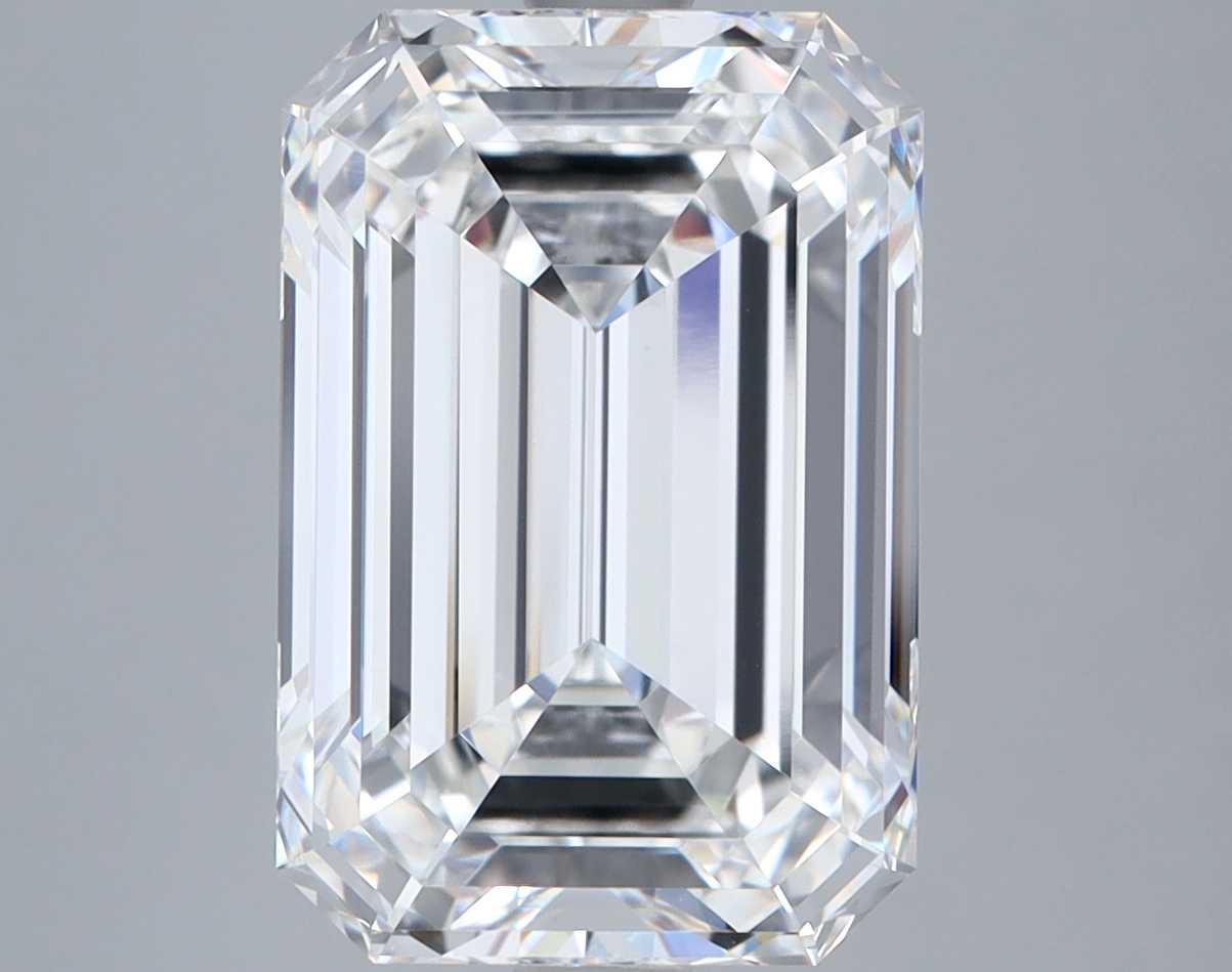 6.09 carat Emerald lab-grown diamond